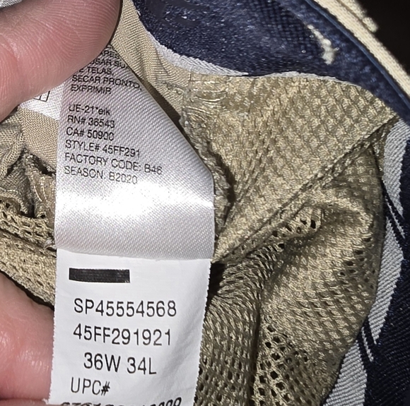 IZOD Golf Stretch Khaki Tan Pants Trousers Men's Tall Size 36W x 34L 36 x 34 - Picture 7 of 9